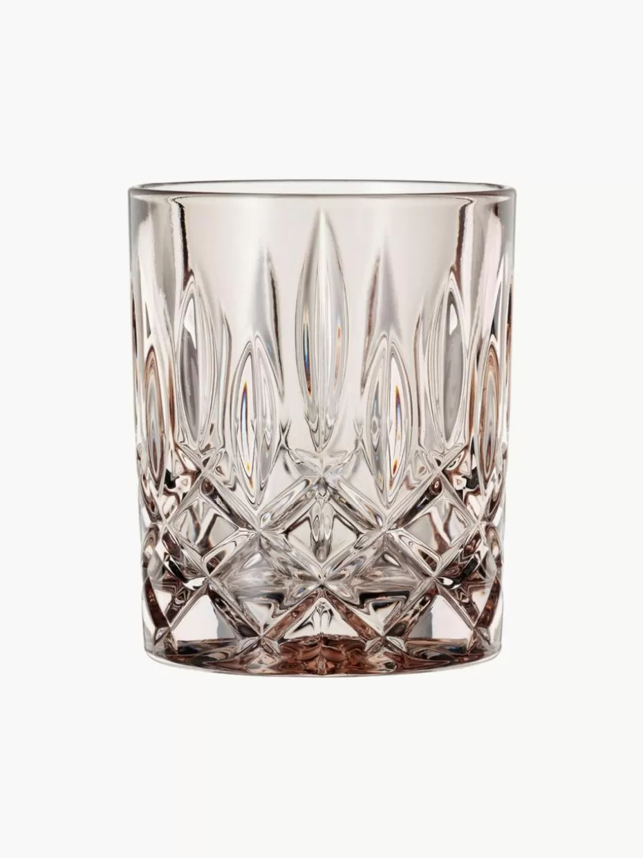 Bargläser-Nachtmann Kristall-Whiskygläser Noblesse, 2 Stück Beige