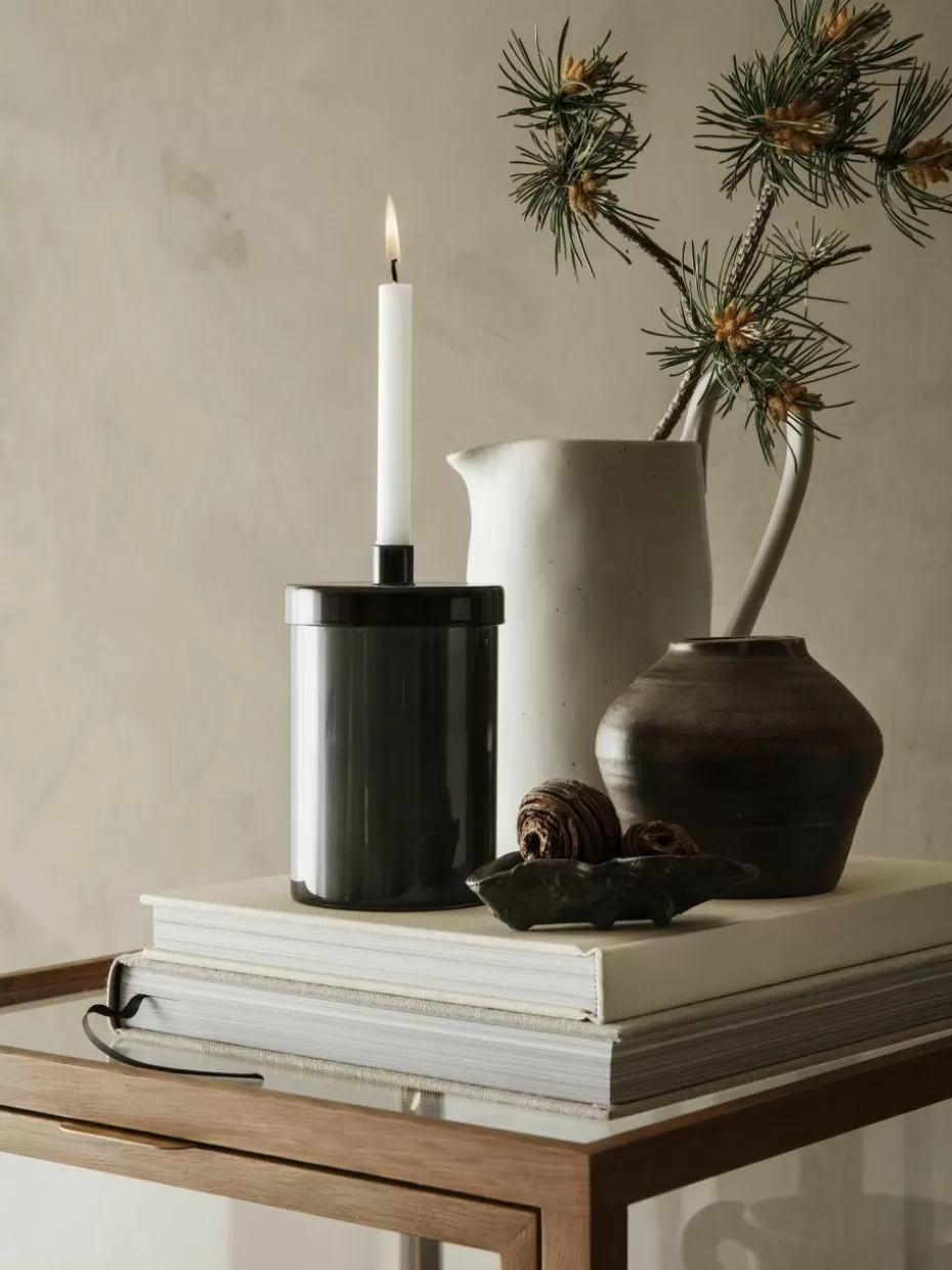 Nordic Celebrations | Kannen & Karaffen-ferm LIVING Krug Flow aus Steinzeug, 1 L Off White, gesprenkelt