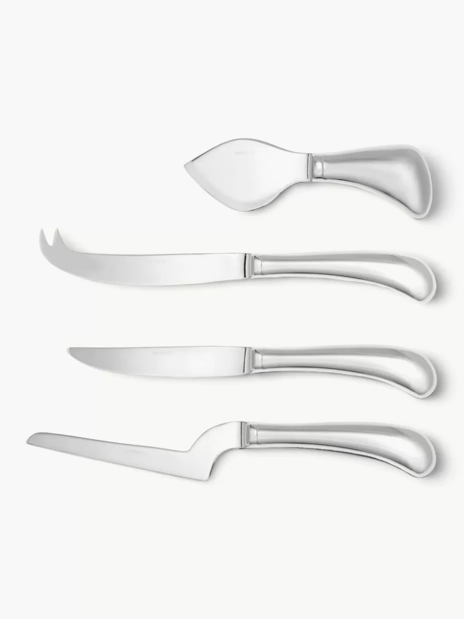 Küchenmesser-Sambonet Käsemesser Living aus Edelstahl, 4er-Set
