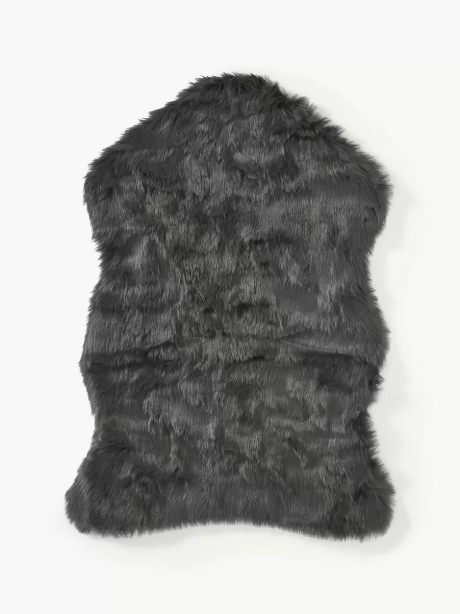Felle & Fellteppiche-Westwing Collection Kunstfell Mathilde Anthrazit