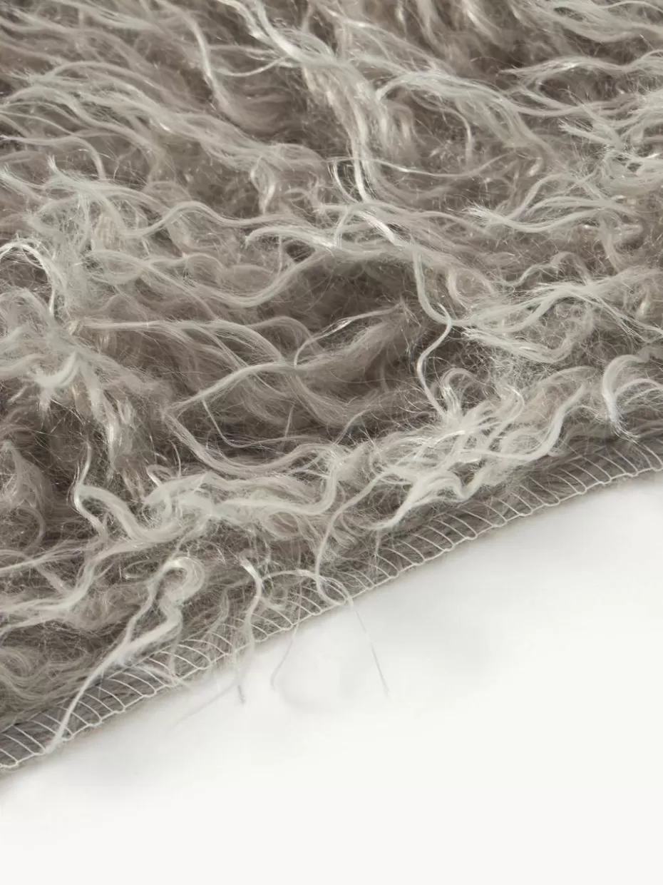 Felle & Fellteppiche-Westwing Collection Kunstfell Morten, gelockt Hellgrau