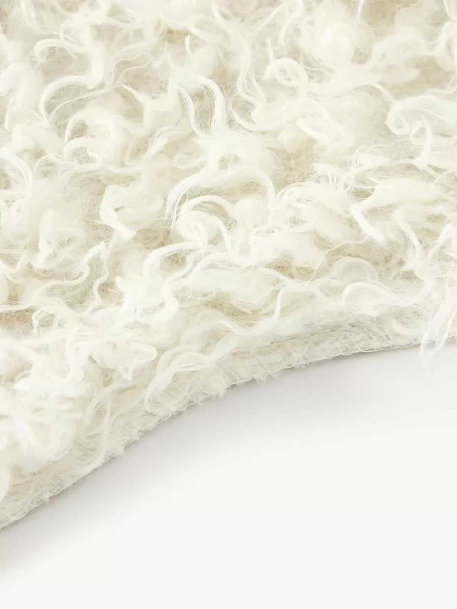 Felle & Fellteppiche-Westwing Collection Kunstfell Morten, gelockt Off White