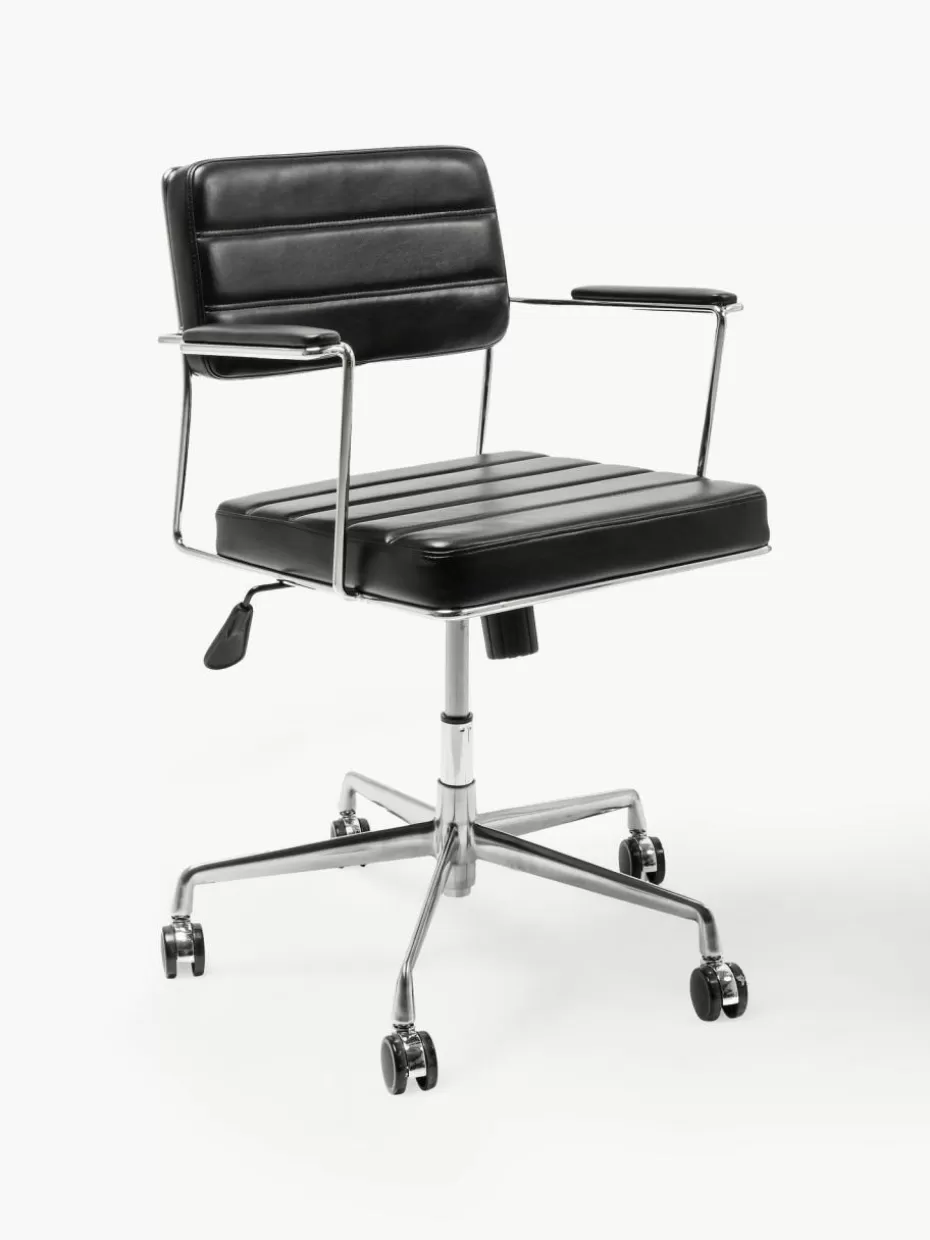 Schreibtischstühle-Kare Design Kunstleder-Schreibtischstuhl Dottore
