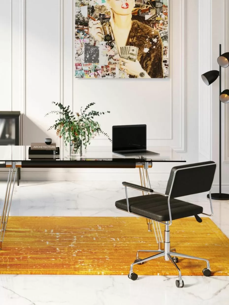 Schreibtischstühle-Kare Design Kunstleder-Schreibtischstuhl Dottore