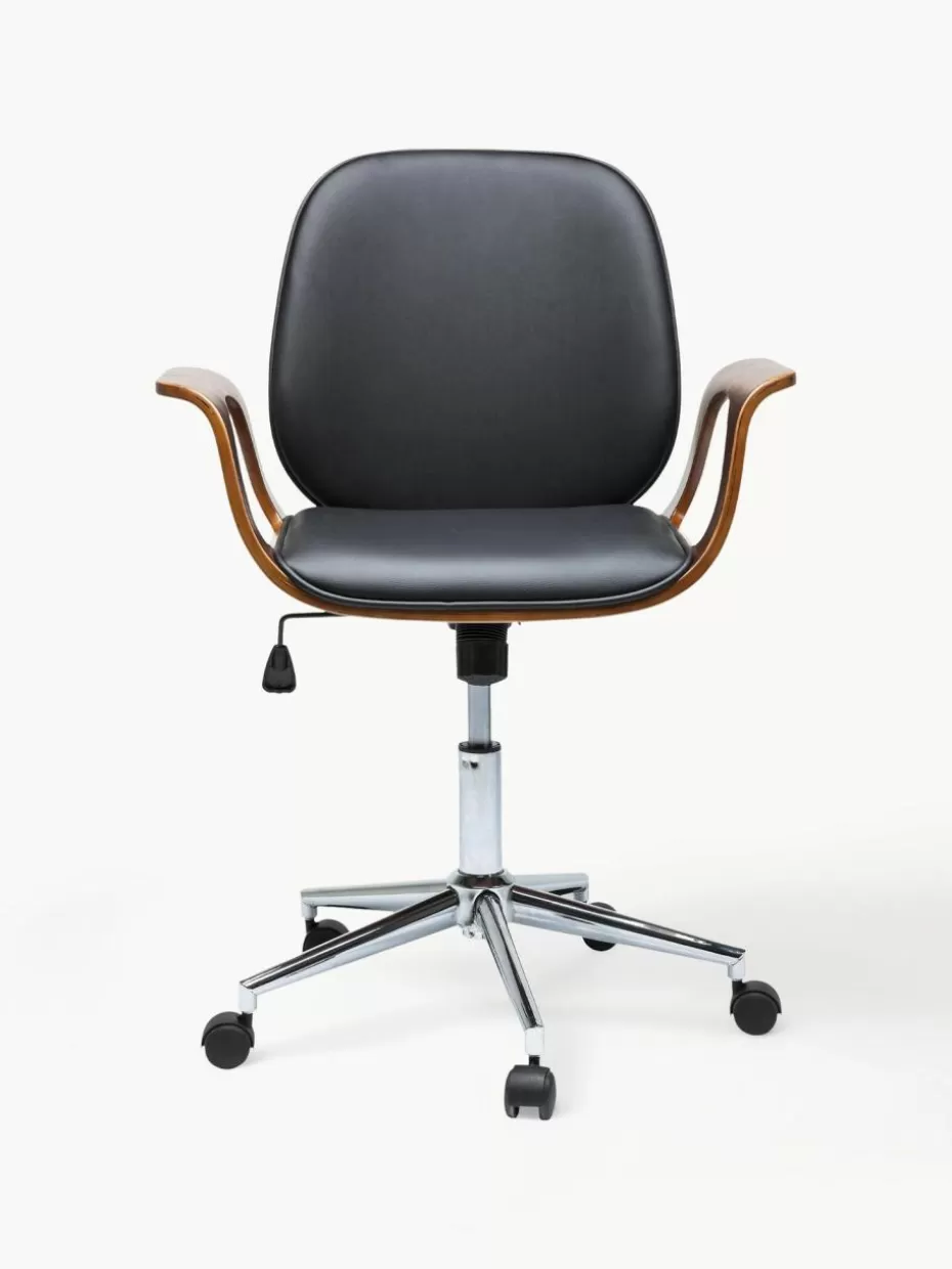 Schreibtischstühle-Kare Design Kunstleder-Schreibtischstuhl Patron, höhenverstellbar