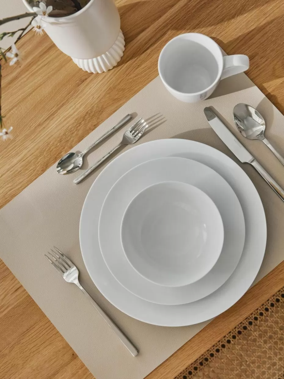 Tischsets | Tischsets-Asa Selection Kunstleder-Tischsets Pik, 2 Stück Hellbeige