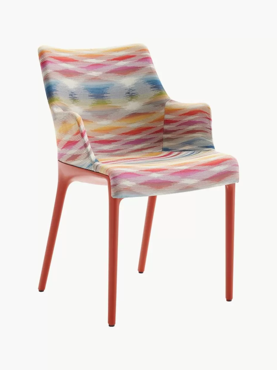 Stühle-Kartell Kunststoff-Armlehnstuhl Eleganza Missoni