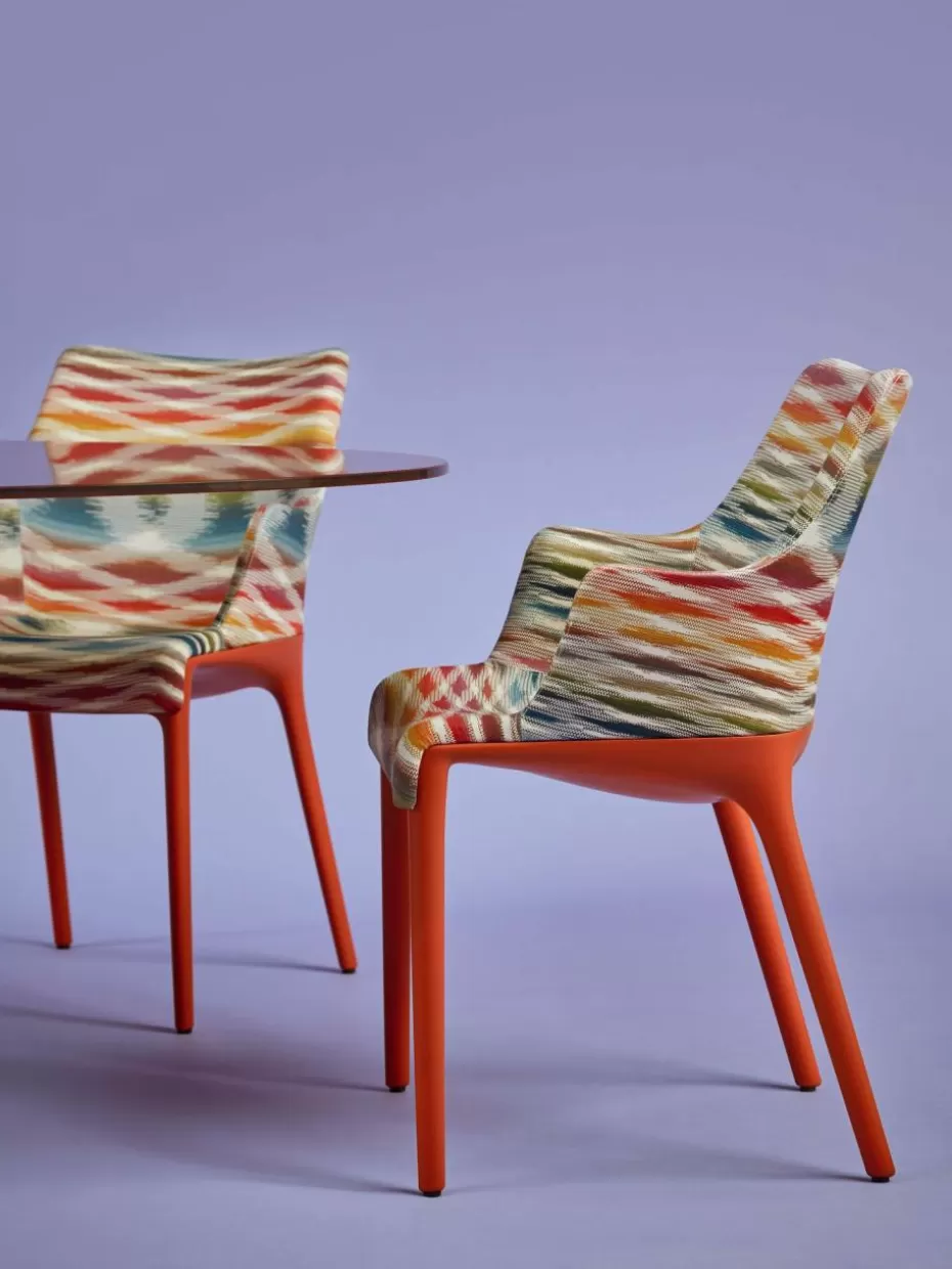 Stühle-Kartell Kunststoff-Armlehnstuhl Eleganza Missoni