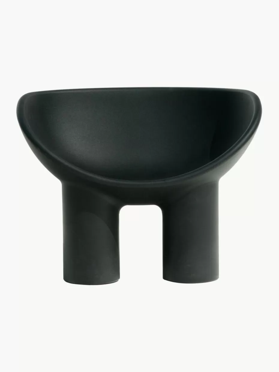 Sessel-Driade Kunststoff-Loungesessel Roly Poly Schwarz
