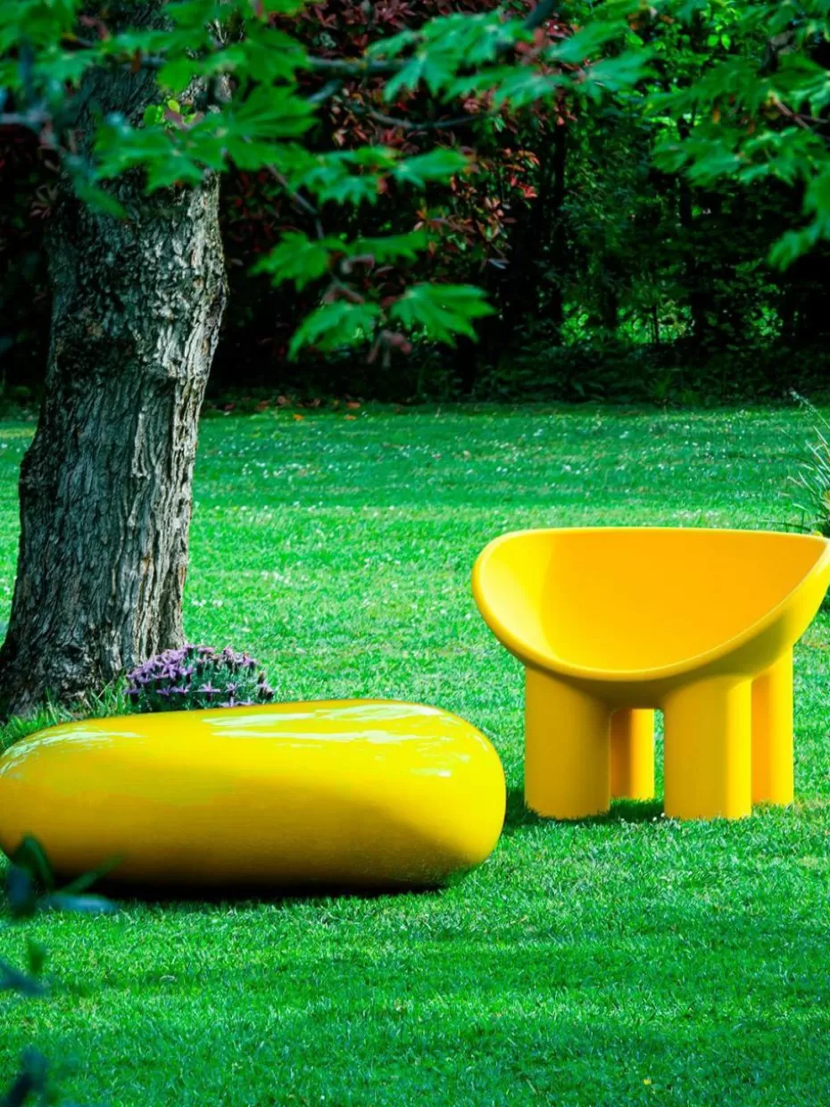 Sessel-Driade Kunststoff-Loungesessel Roly Poly Sonnengelb