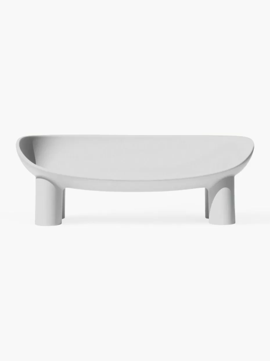 Sofas-Driade Kunststoff-Sofa Roly Poly (2-Sitzer) Hellgrau