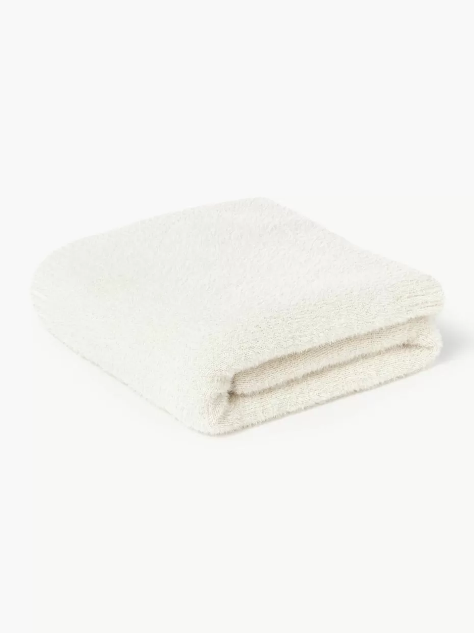 Weihnachtliche Decken & Plaids | Decken & Plaids-Westwing Collection Kuscheldecke Vanja Off White