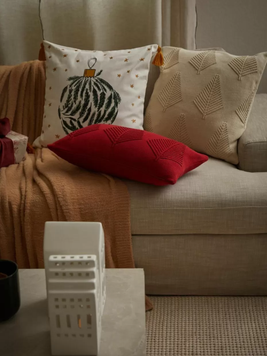 Weihnachtliche Decken & Plaids | Decken & Plaids-Westwing Collection Kuscheldecke Vanja Hellbraun