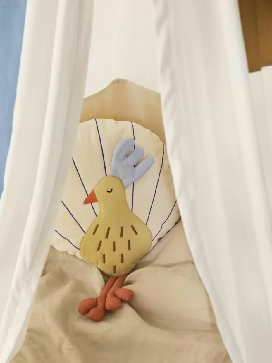 Kissen-ferm LIVING Kids Kuschelkissen Peacock aus Bio-Baumwolle