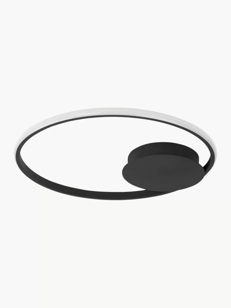 Led-Deckenleuchten-Nova Luce LED-Deckenleuchte Fuline Schwarz
