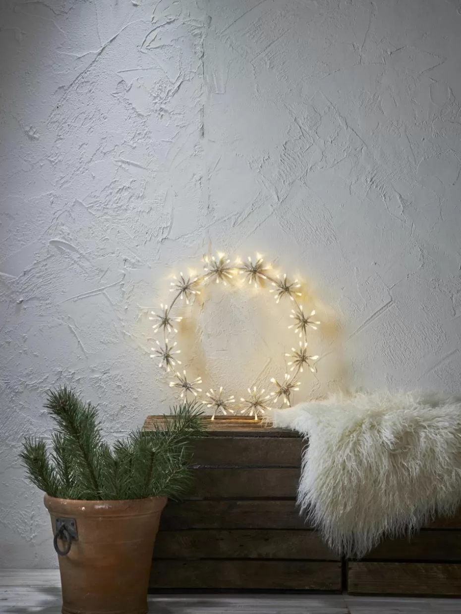 Weihnachtsbeleuchtung | Weihnachtliche Deko-Objekte-Westwing LED-Leuchtkranz Flower Ring