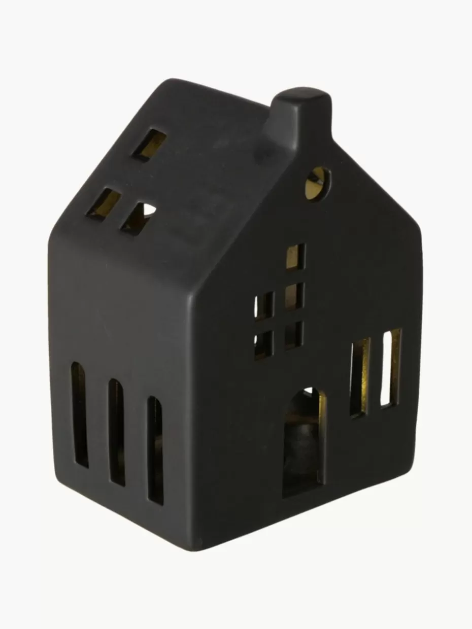 Weihnachtsbeleuchtung | Weihnachtliche Deko-Objekte-Westwing LED-Lichthaus Hygga aus Porzellan, H 14 cm