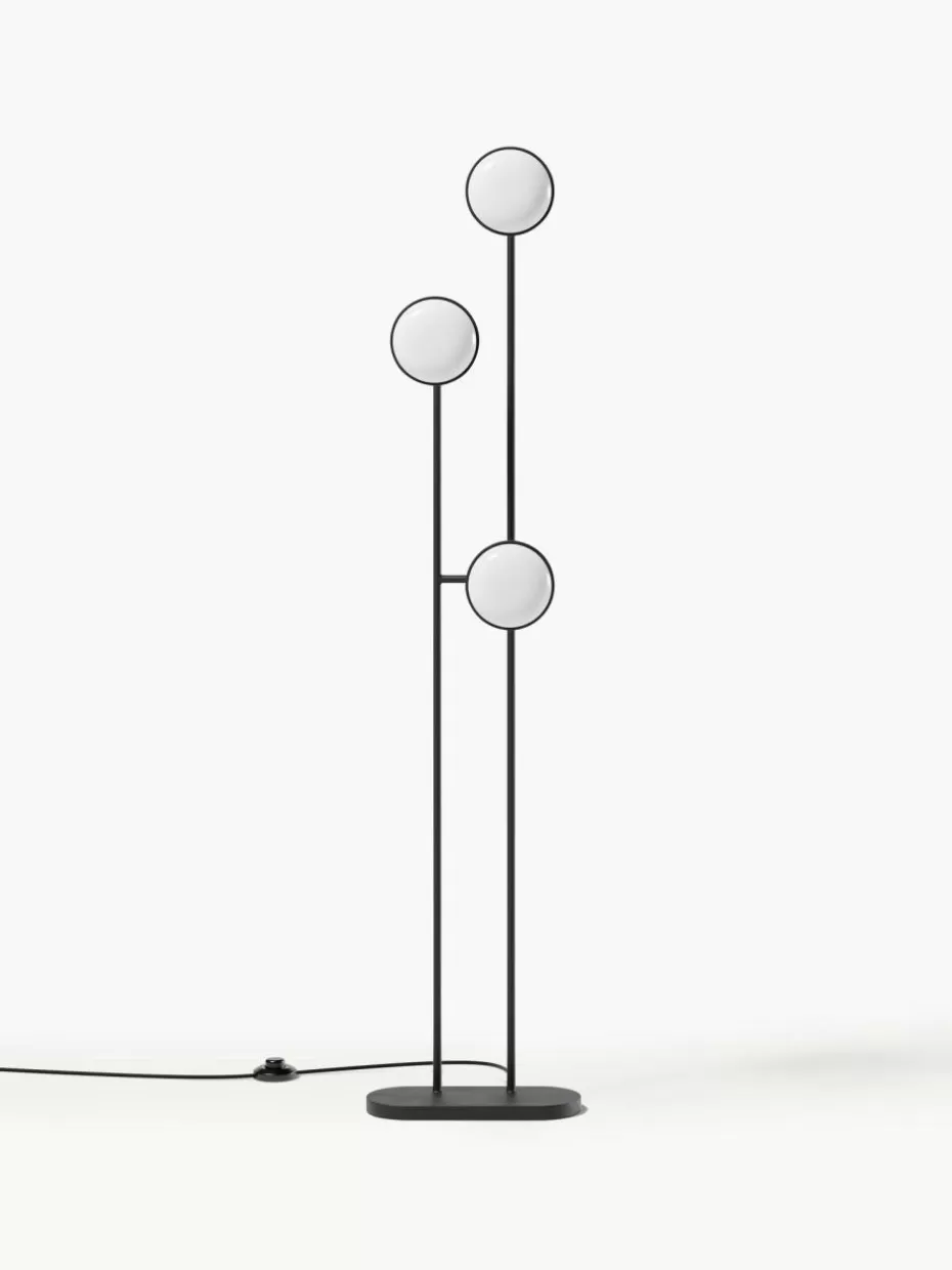 Led-Stehleuchten-Westwing Collection LED-Stehlampe James, dimmbar