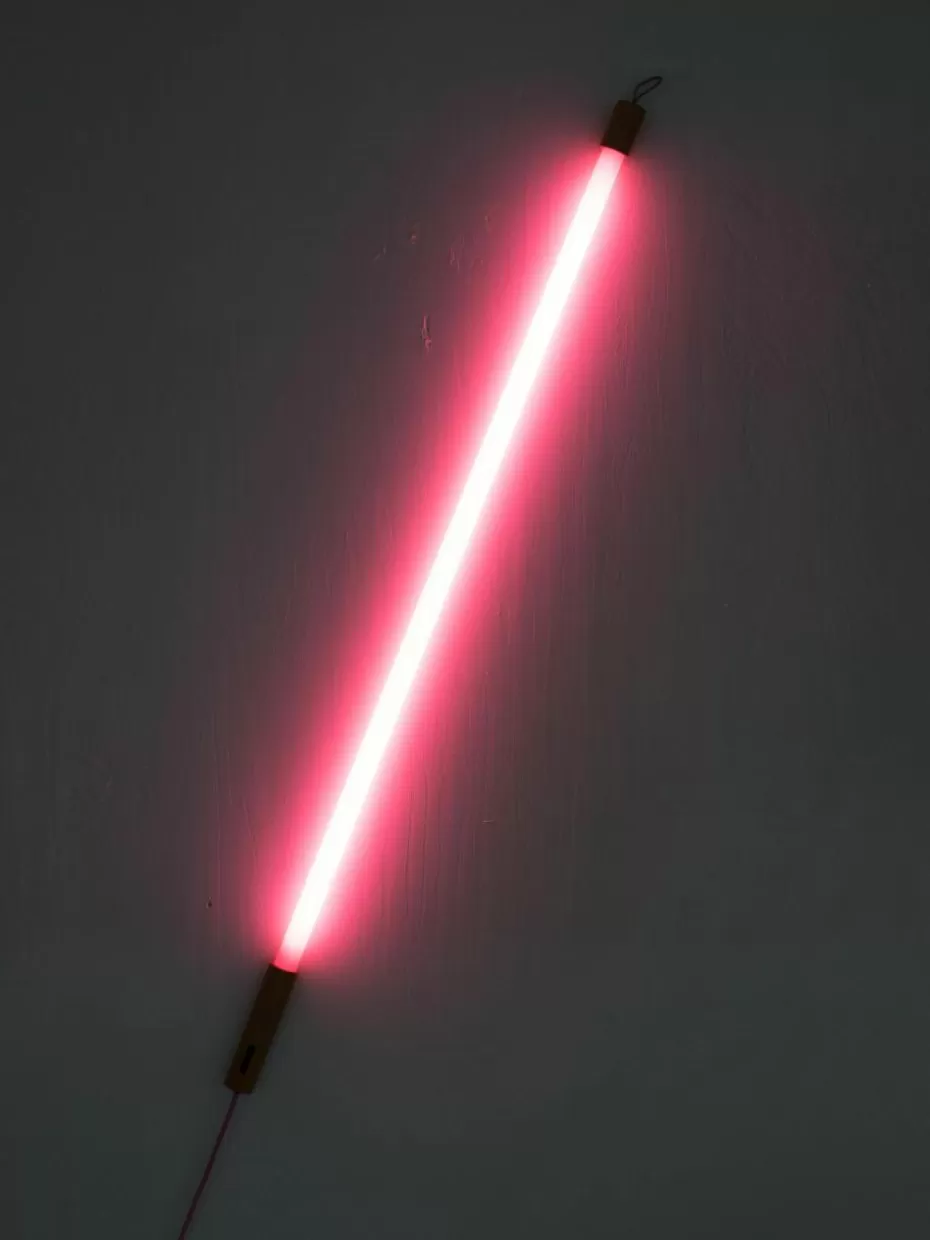 Led-Wandleuchten-Seletti LED-Wandleuchte Linea mit Stecker Pink