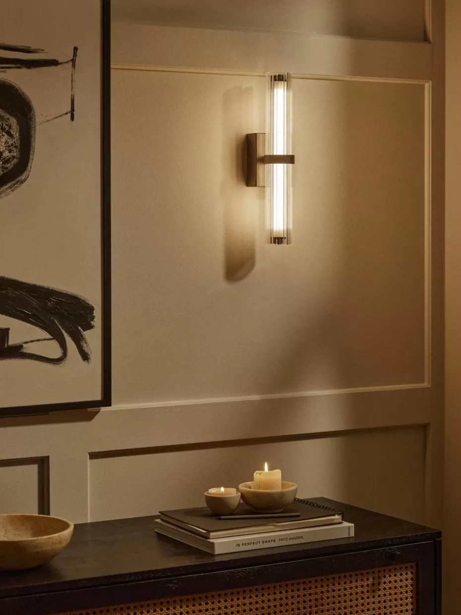 Led-Wandleuchten-Westwing Collection LED-Wandleuchte Mirabella Transparent, Schwarz