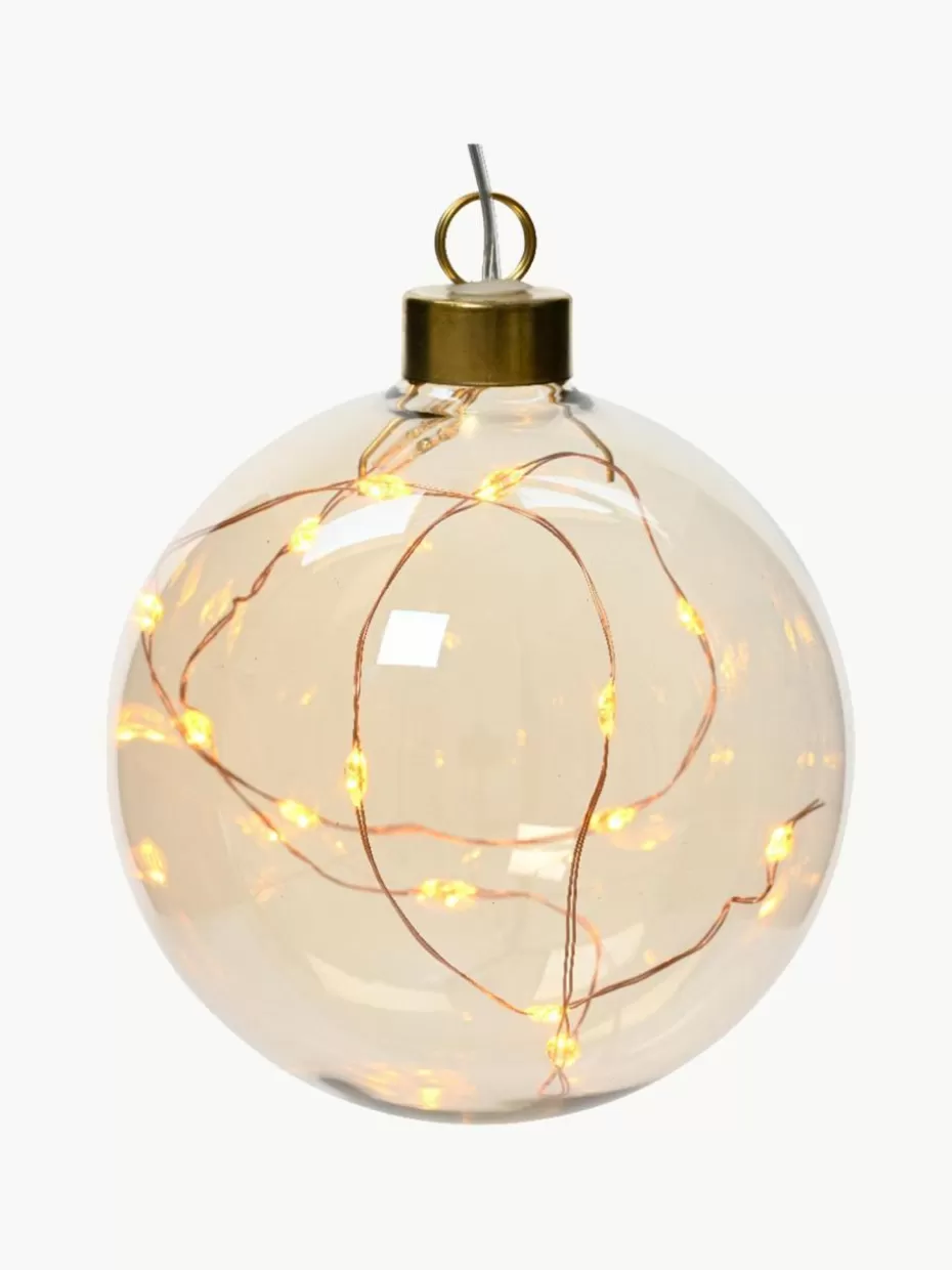 Weihnachtskugeln & Baumanhänger-Westwing LED-Weihnachtskugel Cristal