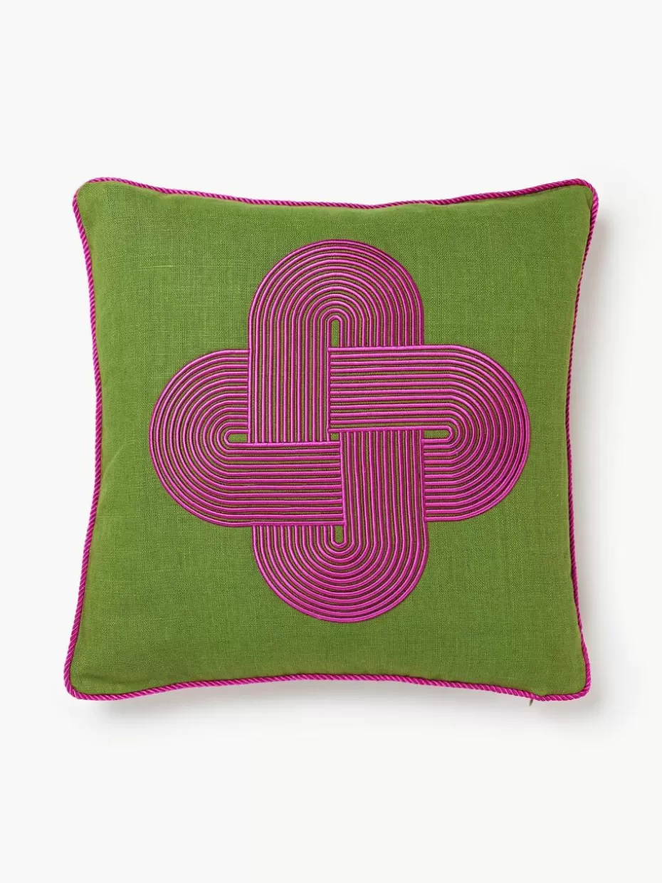 Dekokissen-Jonathan Adler Leinen-Dekokissen Pompidou
