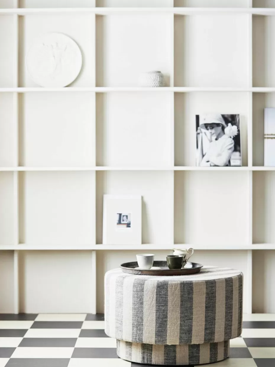 Hocker-Nordal Leinen-Pouf Ladoga