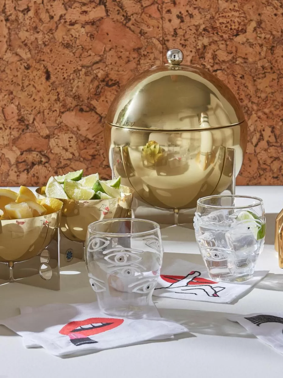 Servietten & Ringe | Servietten-Jonathan Adler Leinen-Servietten Lips, 4er-Set