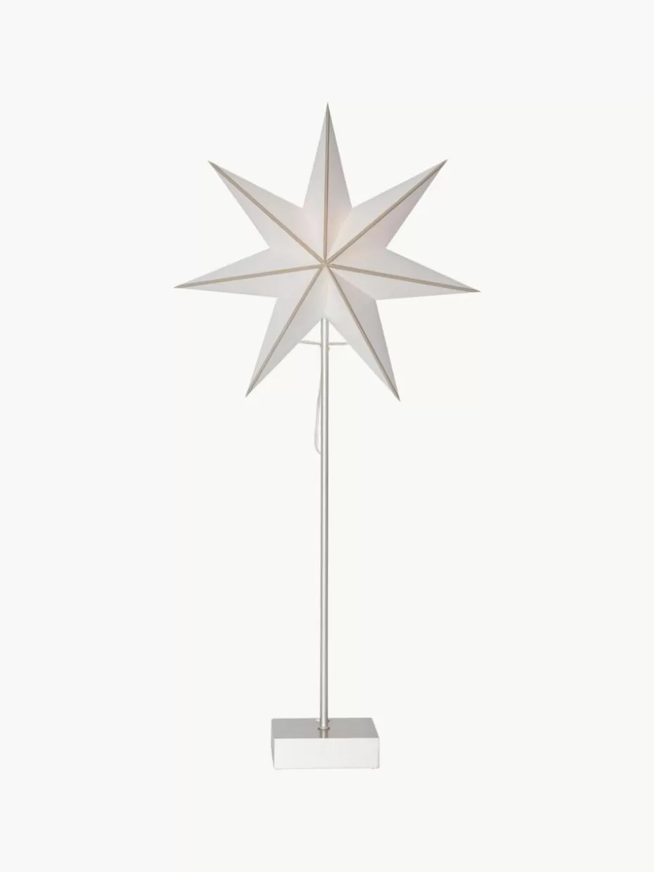 Weihnachtsbeleuchtung | Family Holidays-Star Trading Leuchtstern Astro aus Kiefernholz Weißtöne