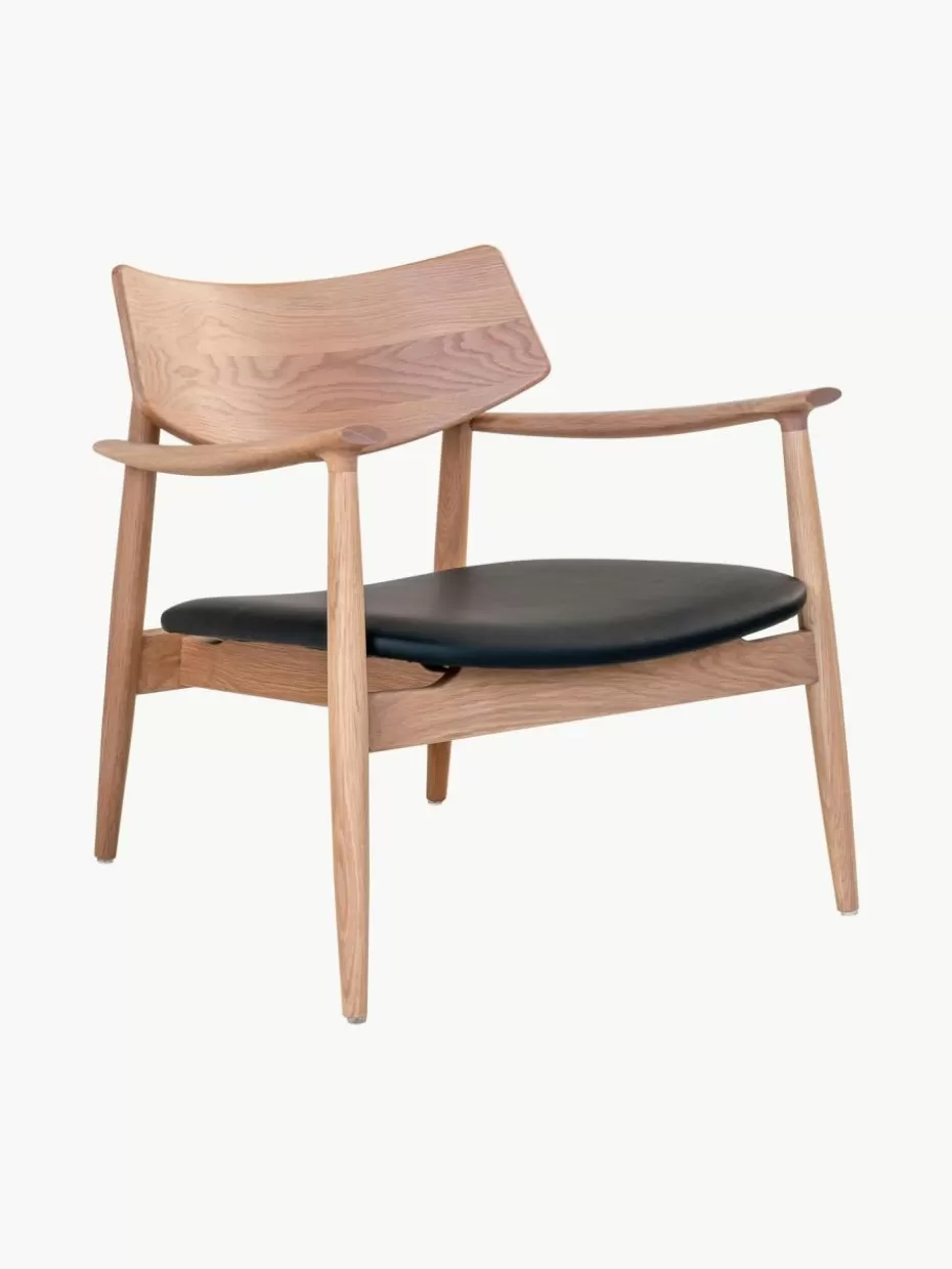 Sessel-Westwing Loungesessel Olvera aus Eichenholz