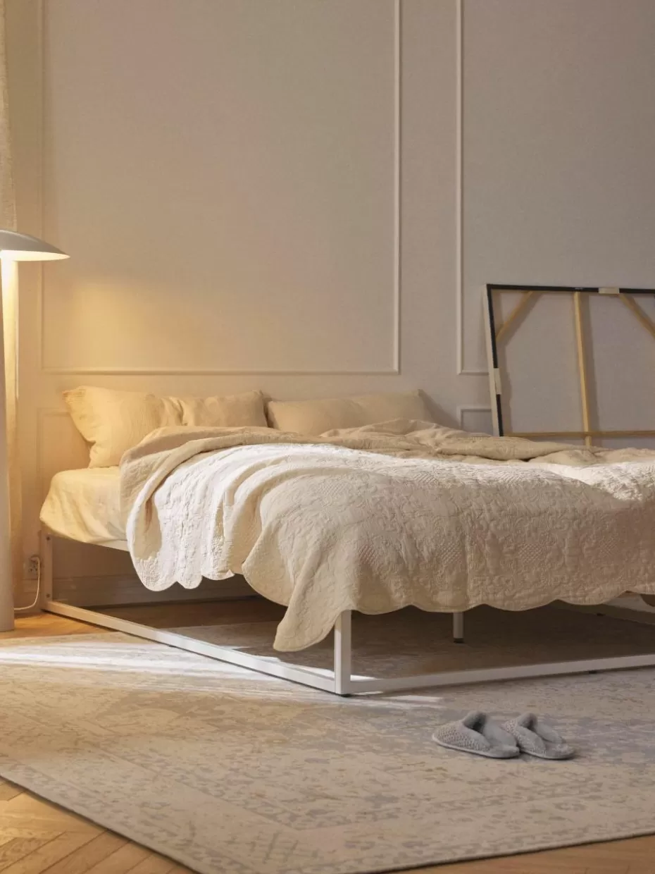 Betten-Westwing Collection Metallbett Neptun Weiß
