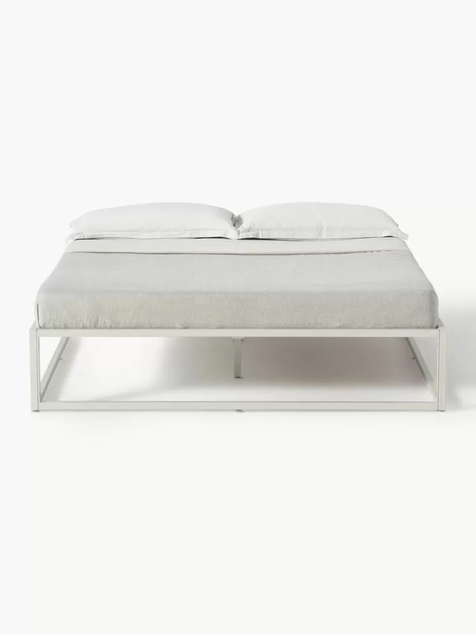 Betten-Westwing Collection Metallbett Neptun Hellbeige