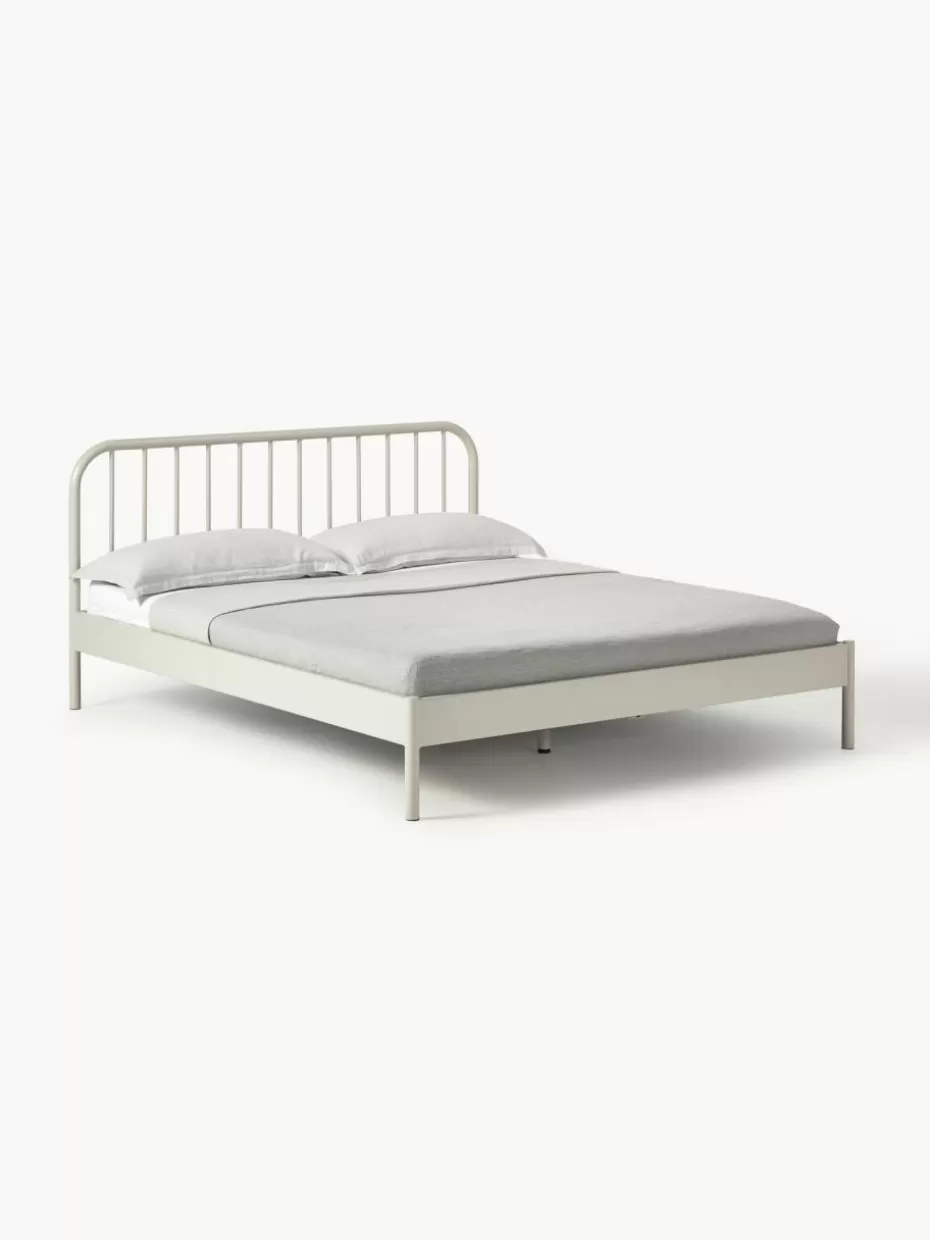 Betten-Westwing Collection Metallbett Sanna Hellbeige