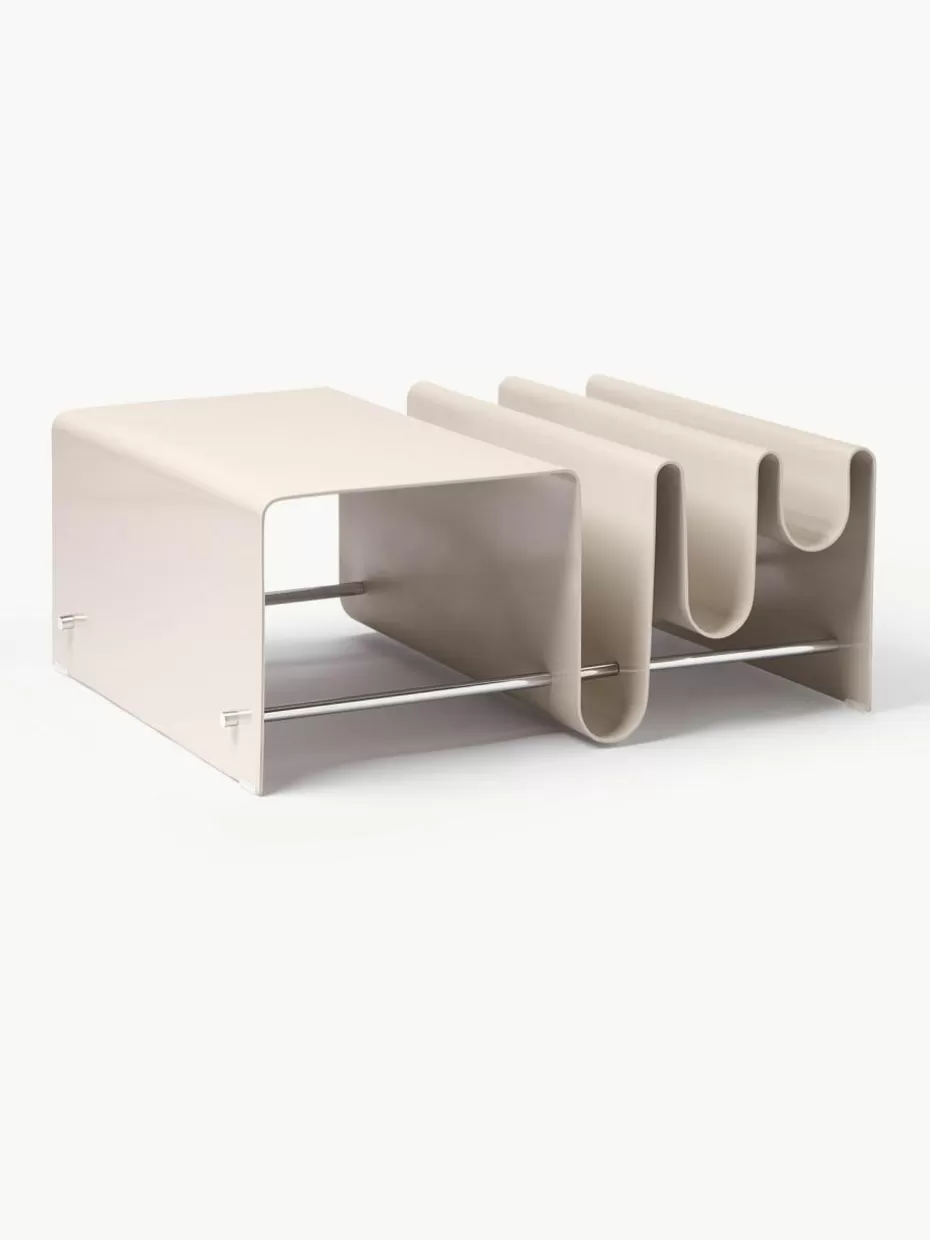 Couchtische-Westwing Collection Metall-Couchtisch Julia mit Zeitschriftenablage