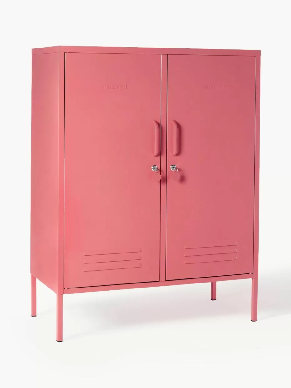 Schränke | Kommoden & Sideboards-Mustard Made Metall-Highboard The Midi Altrosa