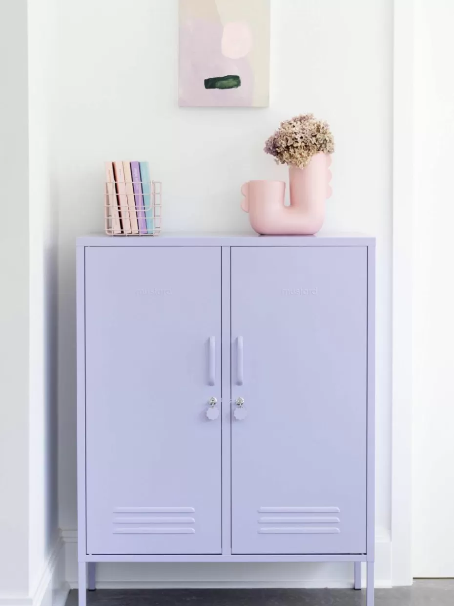 Schränke | Kommoden & Sideboards-Mustard Made Metall-Highboard The Midi Flieder