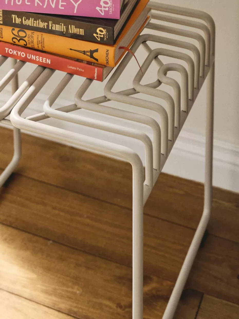Hocker-Westwing Collection Metall-Hocker Banu Hellbeige