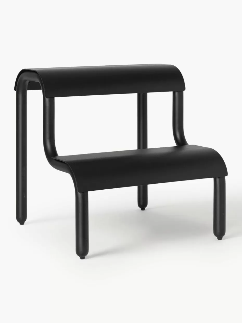Stühle-ferm LIVING Kids Metall-Kinderhocker Up Step Schwarz