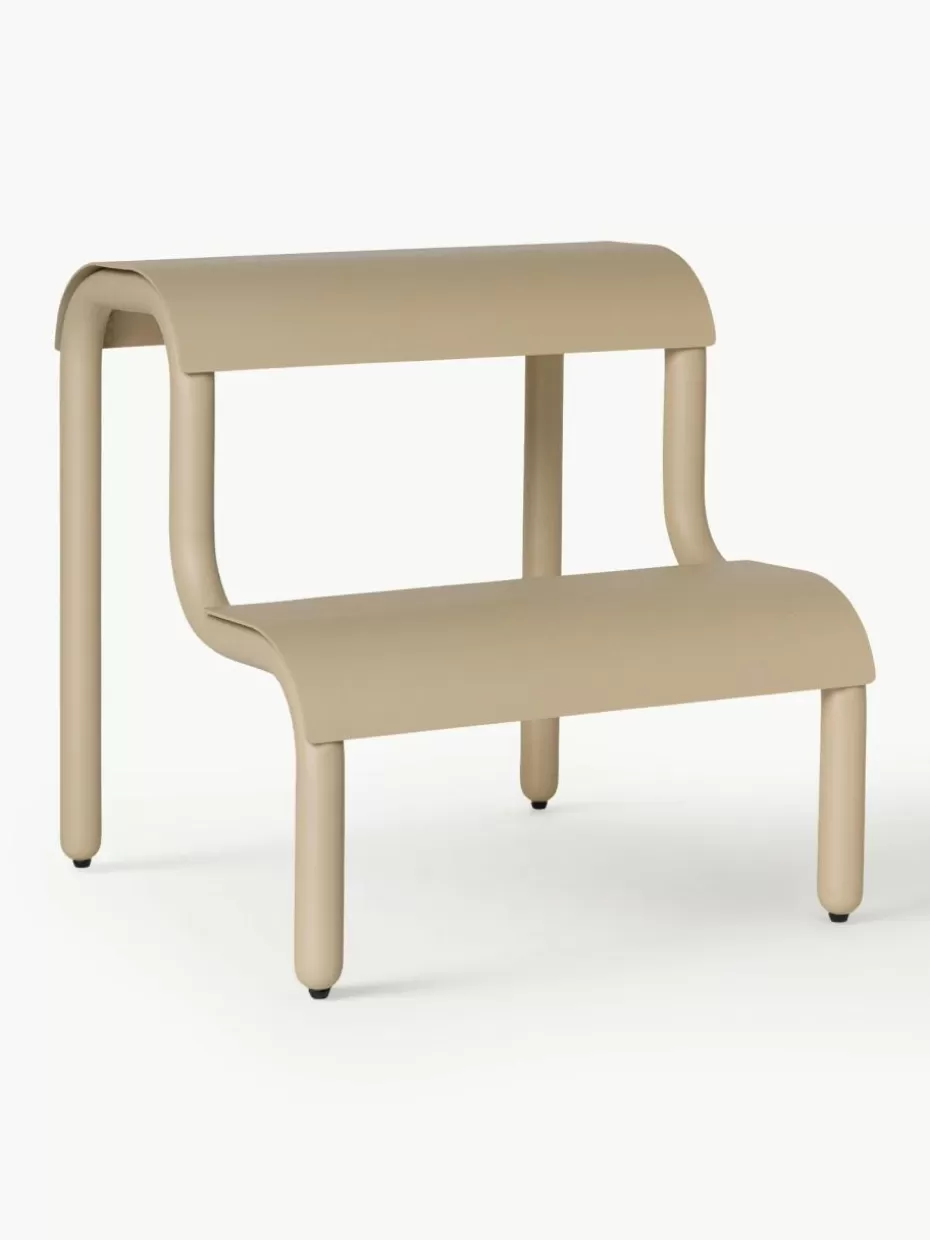 Stühle-ferm LIVING Kids Metall-Kinderhocker Up Step Hellbeige