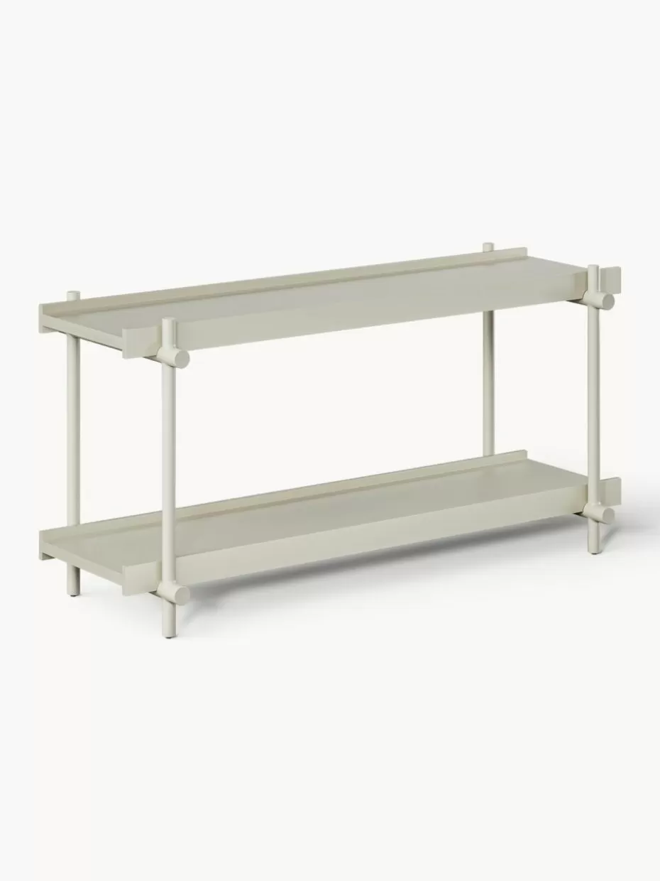 Büroregale | Regale-Westwing Collection Metall-Konsole Lana Hellbeige