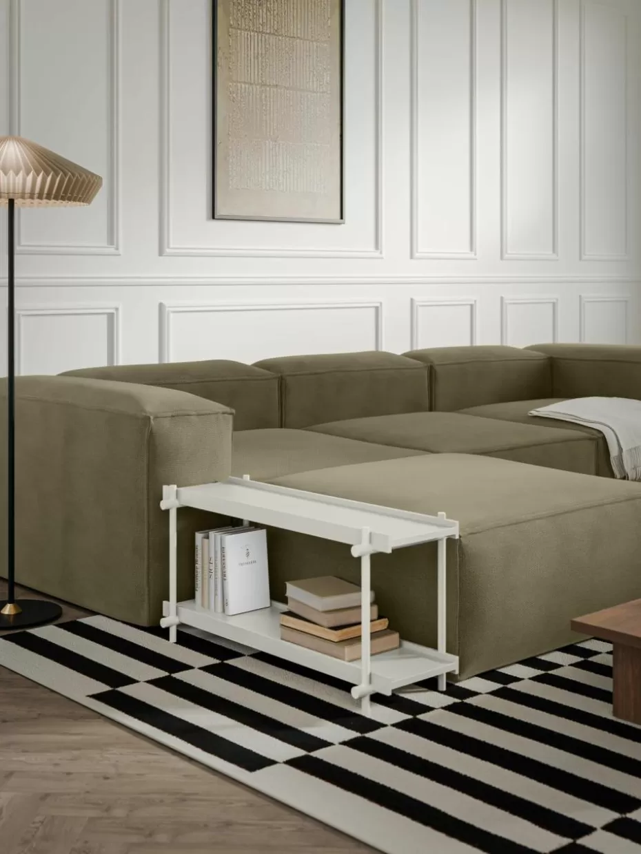 Büroregale | Regale-Westwing Collection Metall-Konsole Lana Hellbeige
