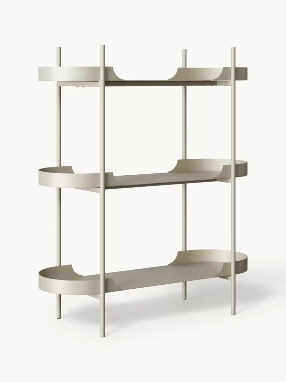 Konsolen-Westwing Collection Metall-Konsole Taru Hellbeige, matt