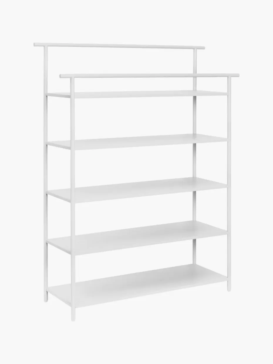 Regale-ferm LIVING Metall-Regal Dora, B 82 cm Weiß, matt