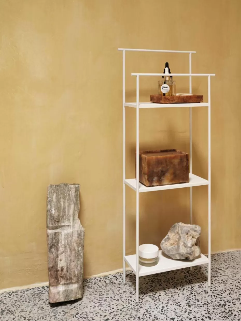 Regale-ferm LIVING Metall-Regal Dora, B 30 cm Weiß, matt