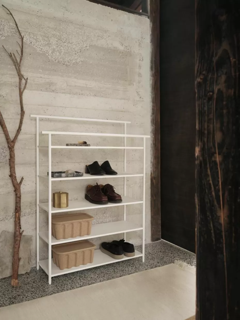 Regale-ferm LIVING Metall-Regal Dora, B 82 cm Weiß, matt