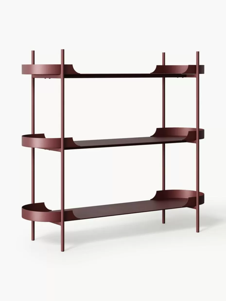 Regale-Westwing Collection Metall-Regal Taru Weinrot, matt
