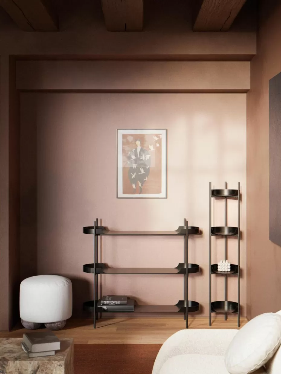 Regale-Westwing Collection Metall-Regal Taru Schwarz, matt
