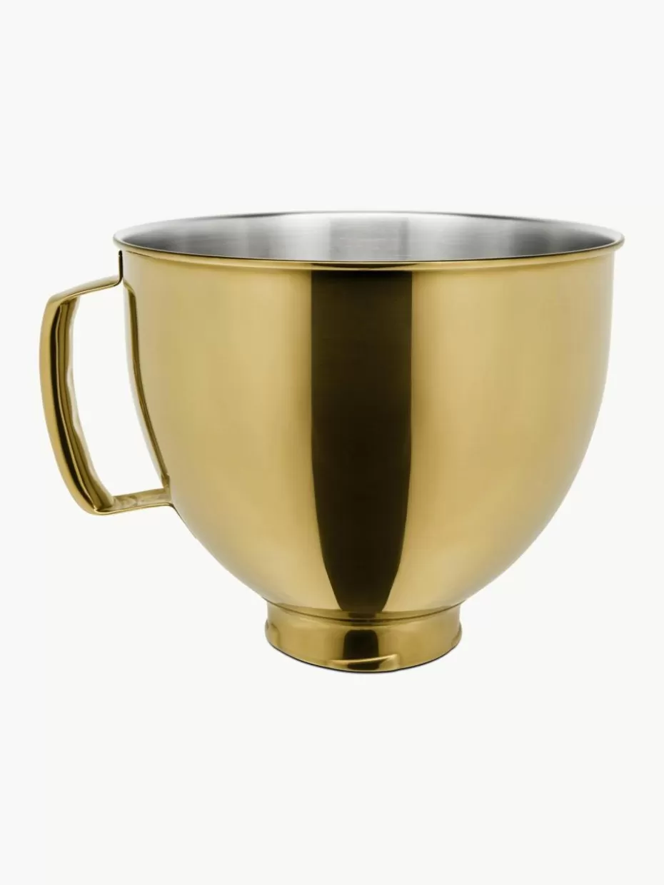 Küchenhelfer | Küchenmaschinen-KitchenAid Metall-Schüssel Radiant Goldfarben, glänzend