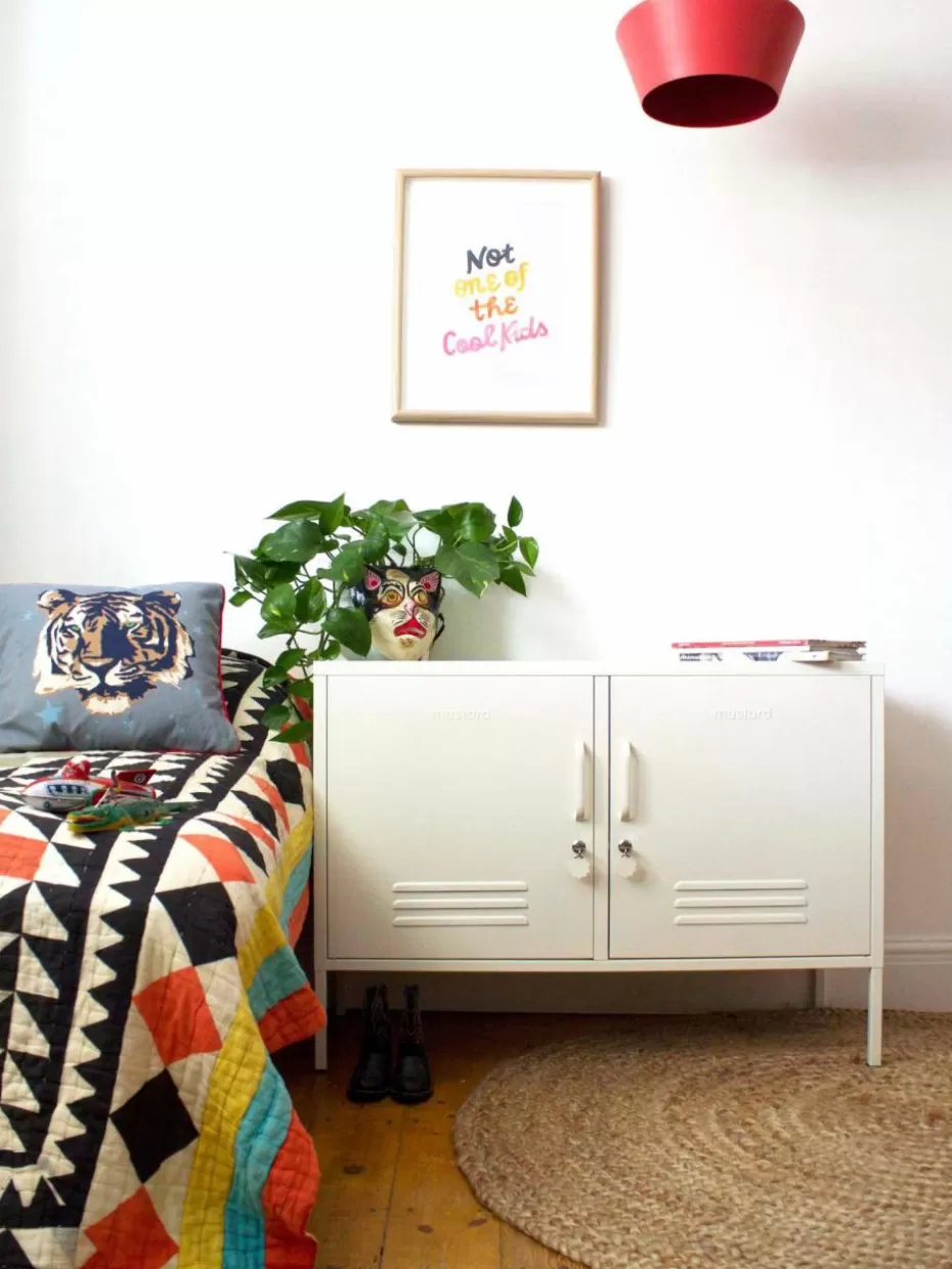 Kommoden & Sideboards-Mustard Made Metall-Sideboard The Lowdown Cremeweiß