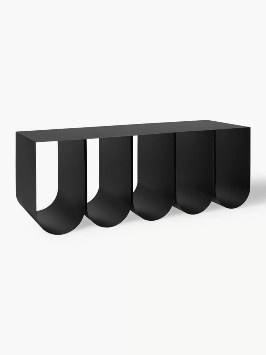 Flur Sitzbänke | Schuhschränke & Schuhregale-Kristina Dam Metall-Sitzbank Curved Schwarz